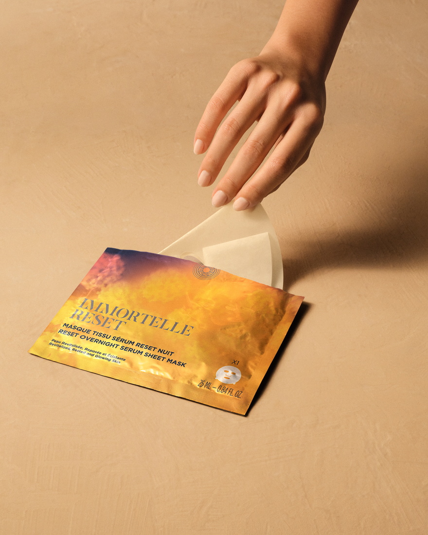 Le génie de L'Occitane encapsulé dans un masque en tissu inédit