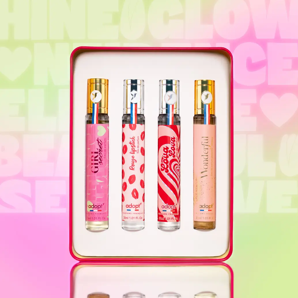 Plongée au cœur de la boîte en métal qui renferme quatre trésors olfactifs