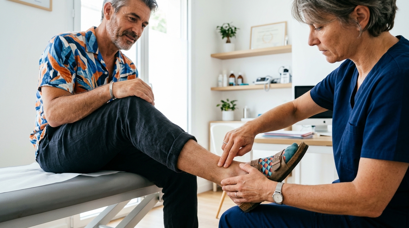 J&rsquo;ai plaisanté pendant des années sur mes pieds gelés en plein mois d&rsquo;août : le jour où le médecin a posé deux doigts sur ma cheville, il a décroché son téléphone